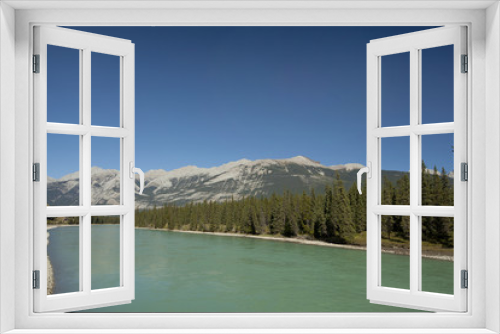 Fototapeta Naklejka Na Ścianę Okno 3D - athabaska river Jasper Alberta