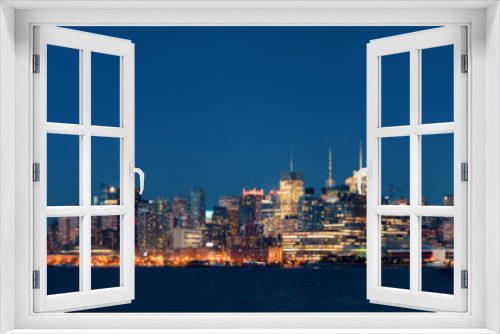 Fototapeta Naklejka Na Ścianę Okno 3D - Midtown Manhattan skyline