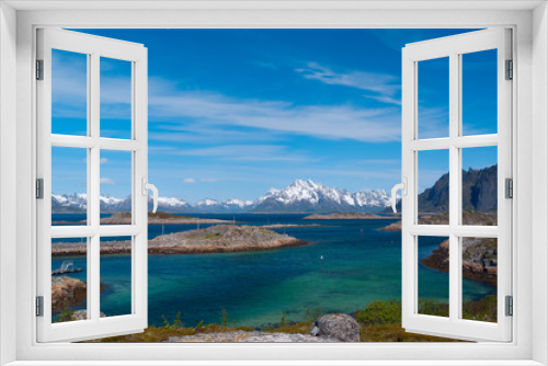 Fototapeta Naklejka Na Ścianę Okno 3D - Lofoten islands, Norway