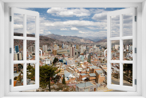 Fototapeta Naklejka Na Ścianę Okno 3D - La Paz City - Bolivia