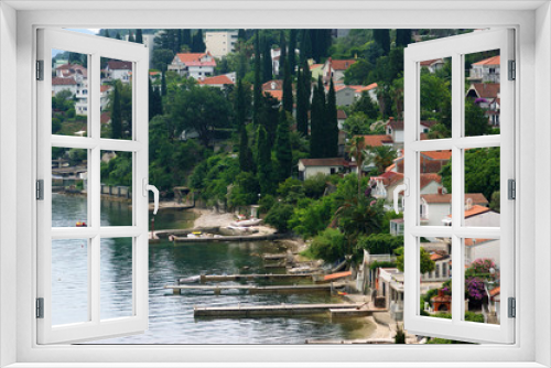Fototapeta Naklejka Na Ścianę Okno 3D - Montenegrin village Njivice