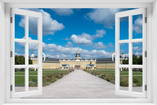 Fototapeta Naklejka Na Ścianę Okno 3D - Karlsruhe Palace
