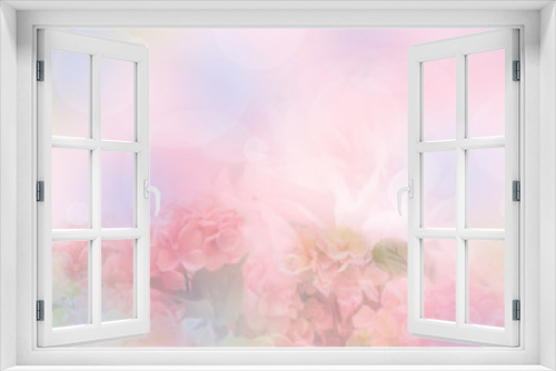 Fototapeta Naklejka Na Ścianę Okno 3D - sweet hydrangea flower