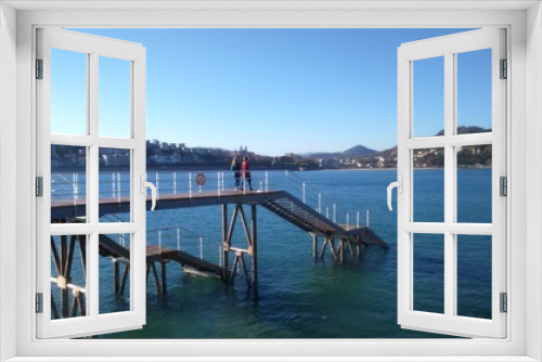 Fototapeta Naklejka Na Ścianę Okno 3D - Baie de San Sebastian