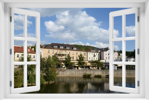 Fototapeta Naklejka Na Ścianę Okno 3D - Saale in Bad Kissingen