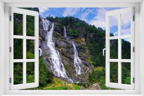 Fototapeta Naklejka Na Ścianę Okno 3D - Nardis Wasserfall - Nardis Waterfall 01
