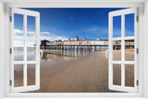 Fototapeta Naklejka Na Ścianę Okno 3D - Old Orchard Beach panorama