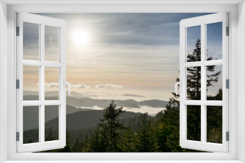 Fototapeta Naklejka Na Ścianę Okno 3D - Schwarzwald - Hornisgrinde