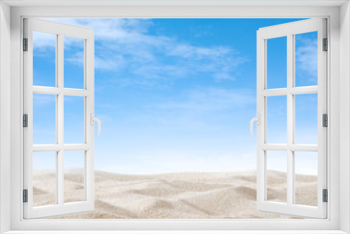 Fototapeta Naklejka Na Ścianę Okno 3D - Sand dunes and sky