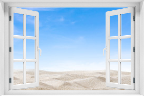 Fototapeta Naklejka Na Ścianę Okno 3D - Sand dunes and sky