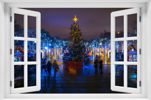 Fototapeta Naklejka Na Ścianę Okno 3D - Christmas decorations