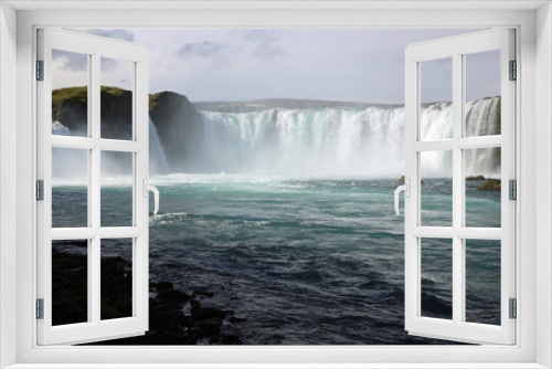 Fototapeta Naklejka Na Ścianę Okno 3D - Godafoss Wasserfall in Island
