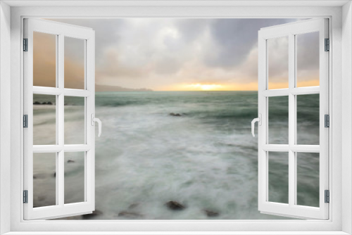 Fototapeta Naklejka Na Ścianę Okno 3D - romantic seascape with rough sea