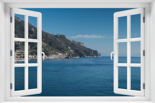 Fototapeta Naklejka Na Ścianę Okno 3D - Amalfi coast between Naples and Salerno. Italy